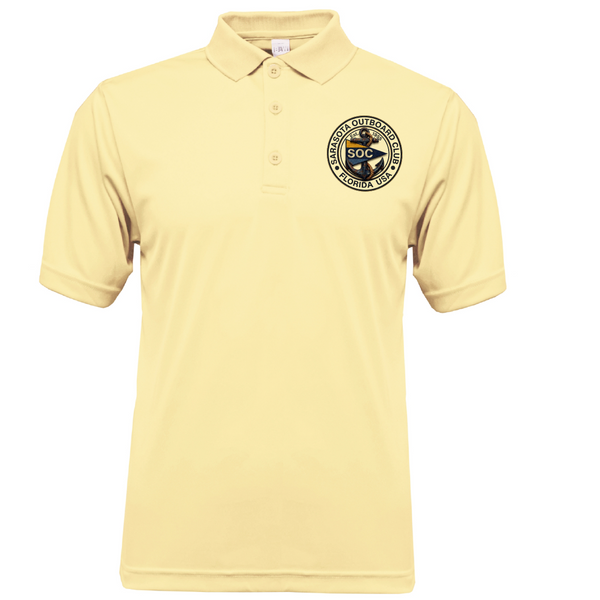 Sarasota Outboard Club Classic Men's UPF 50+ Dry-Fit Polo