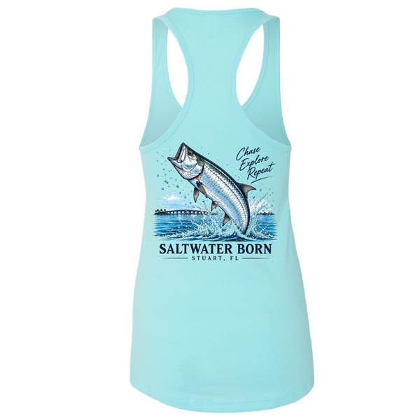 Stuart, FL Tarpon Run Women's Tank Top