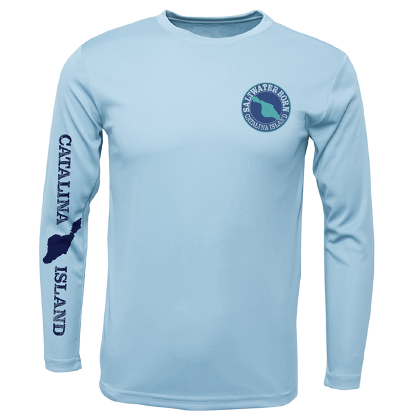 Catalina Island Blue Marlin Long Sleeve UPF 50+ Dry-Fit Shirt