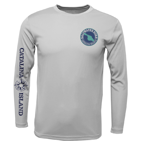 Catalina Island, CA Kraken Long Sleeve UPF 50+ Dry-Fit Shirt