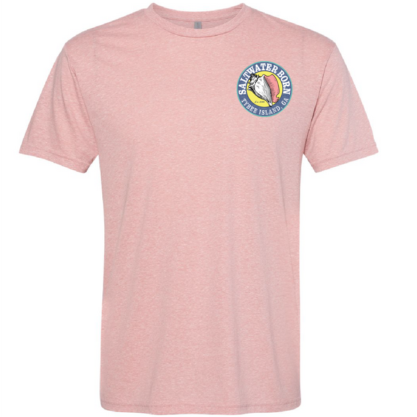 Tybee Island, GA Chasing Waves Men's Soft Tee