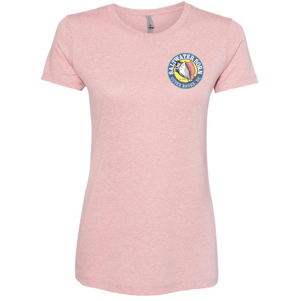 Outer Banks, NC Eagle Ray Women's Triblend Tee