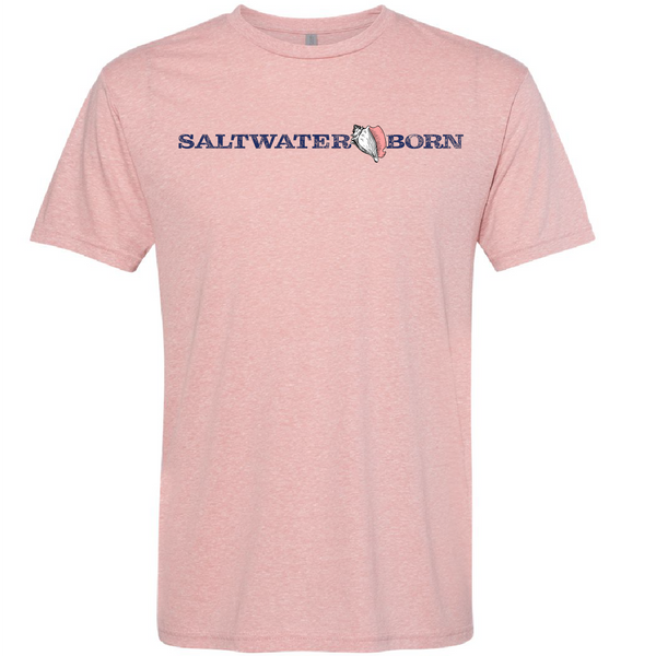 Saltwater Born Outer Banks, NC Lighthouse Triblend Tee