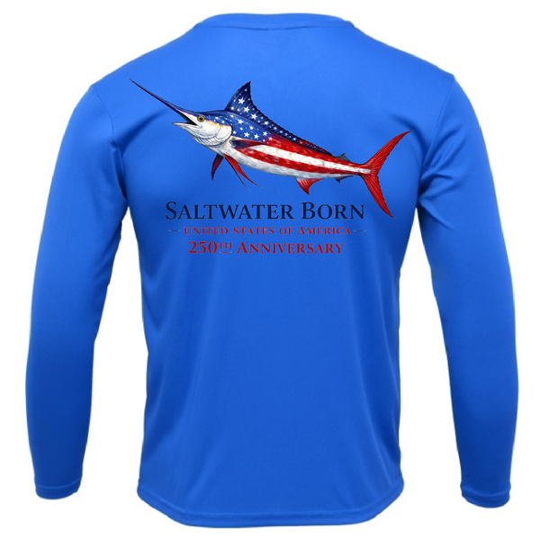 250th Anniversary Action Marlin Men's Long Sleeve UPF 50+ Dry-Fit Shirt