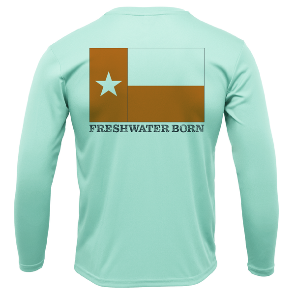 Austin Freshwater Born Camisa de manga larga UPF 50+ Dry-Fit para niño