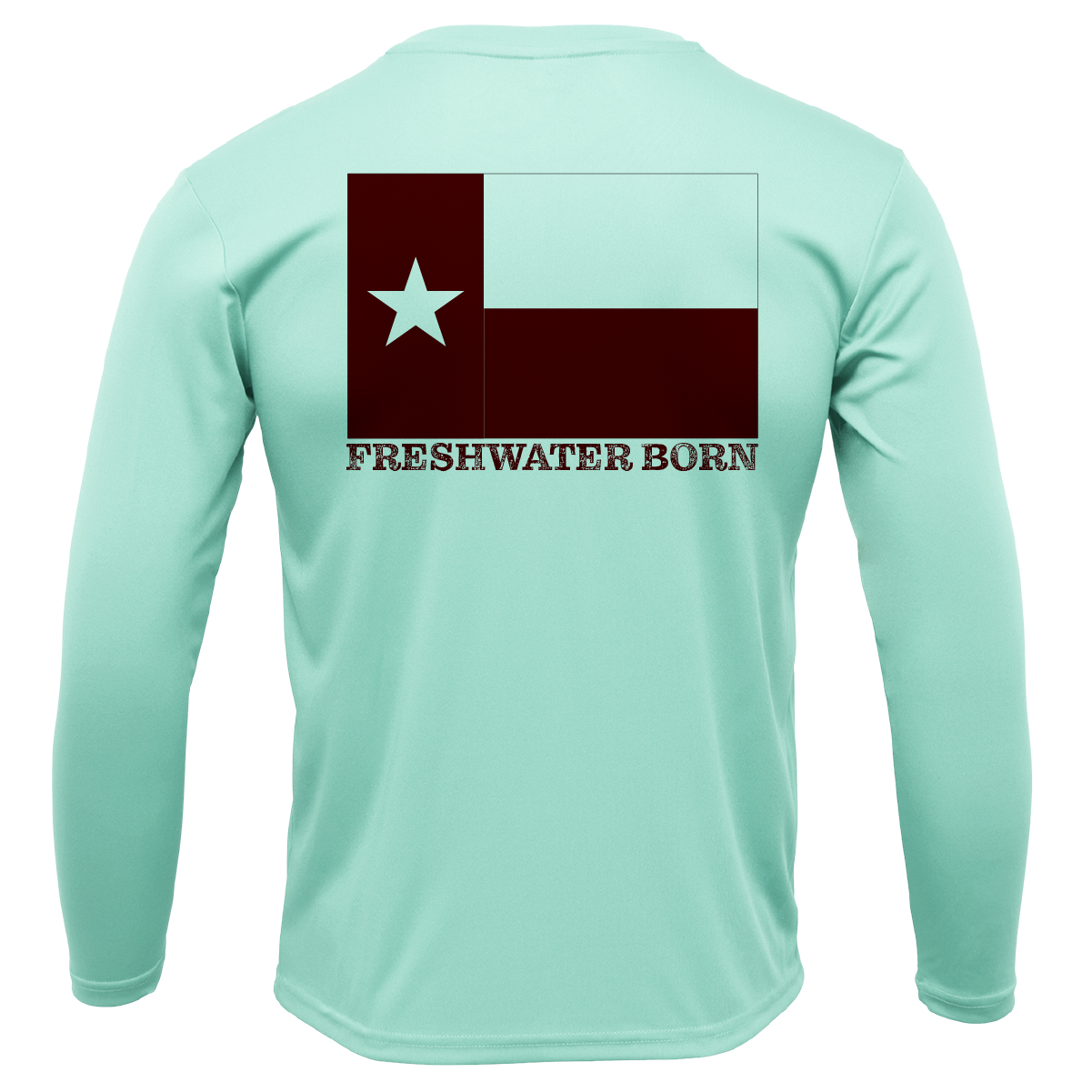 College Station Freshwater Born Girl's Long Sleeve UPF 50+ Dry-Fit Shirt