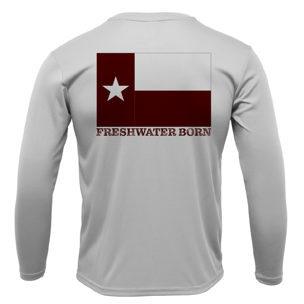College Station Freshwater Born Girl's Long Sleeve UPF 50+ Dry-Fit Shirt