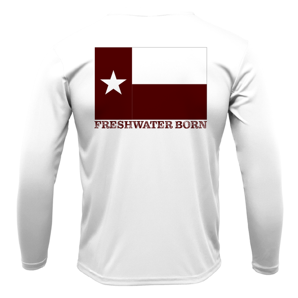 College Station Freshwater Born Boy's Long Sleeve UPF 50+ Dry-Fit Shirt