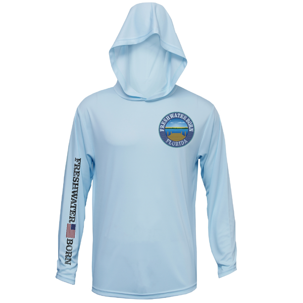 Florida Freshwater Born "Surrender The Booty" Men's Long Sleeve UPF 50+ Dry-Fit Hoodie