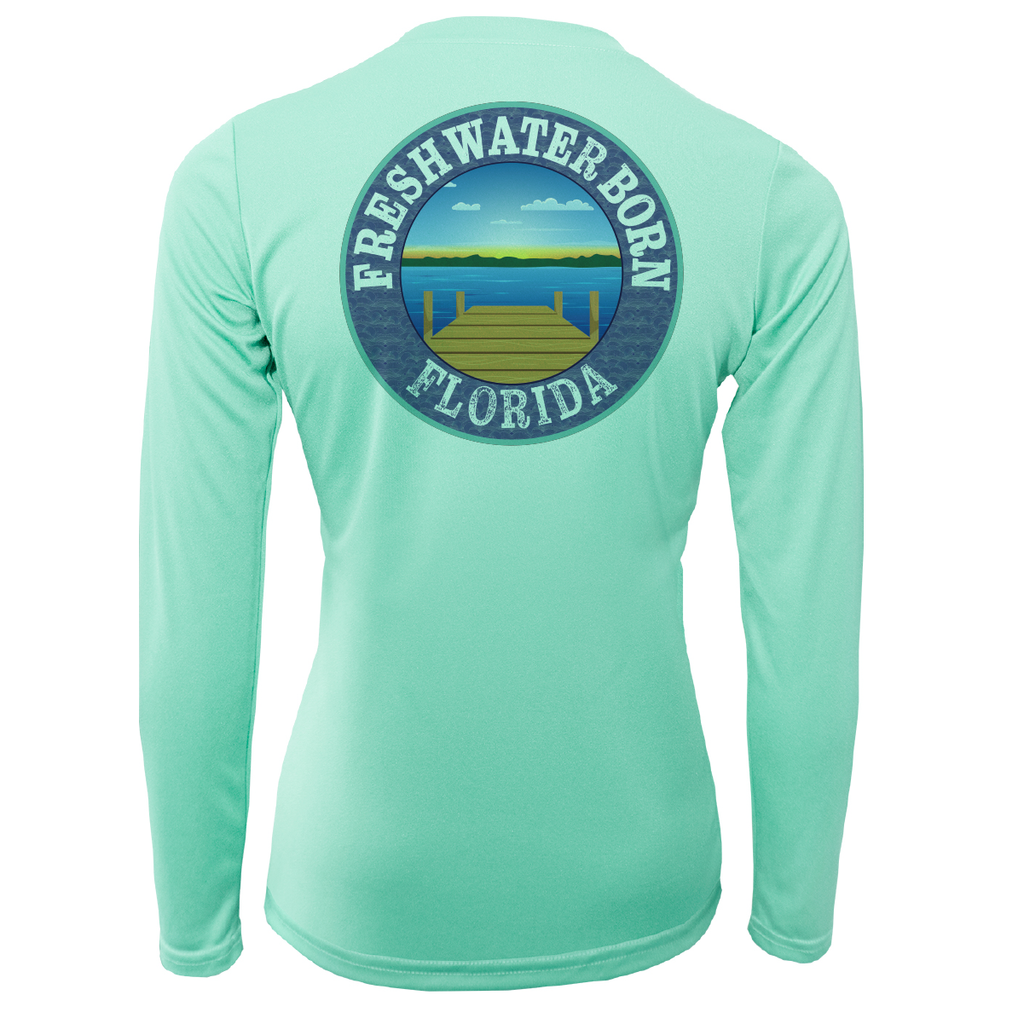 Florida Life is Better at the Lake Women's Long Sleeve UPF 50+ Dry-F – Saltwater  Born