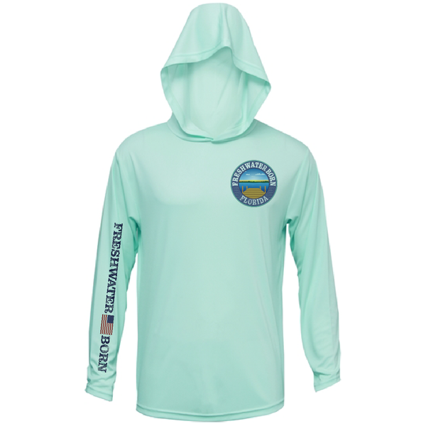 Florida Freshwater Born Kraken Men's Long Sleeve UPF 50+ Dry-Fit Hoodie