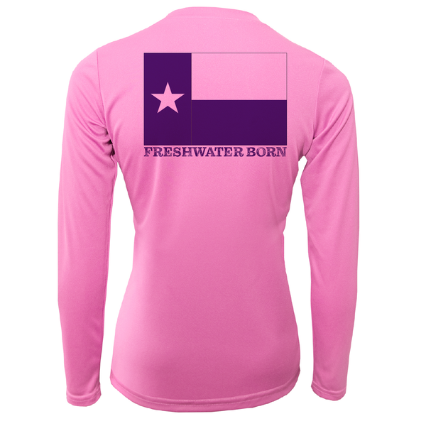 Fort Worth Freshwater Born Camisa de manga larga para mujer UPF 50+ Dry-Fit