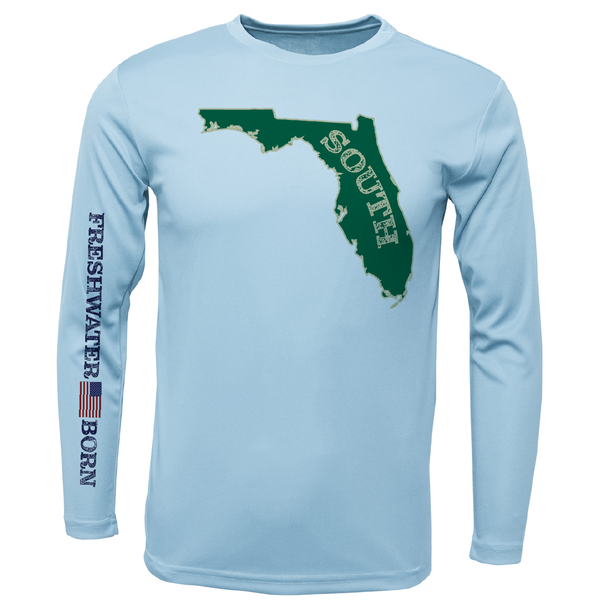 USF Green and Gold Freshwater Born Long Sleeve UPF50+ Dry-Fit Shirt