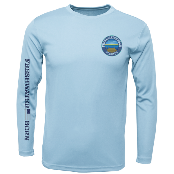Florida Freshwater Born Kraken Men's Long Sleeve UPF 50+ Dry-Fit Shirt