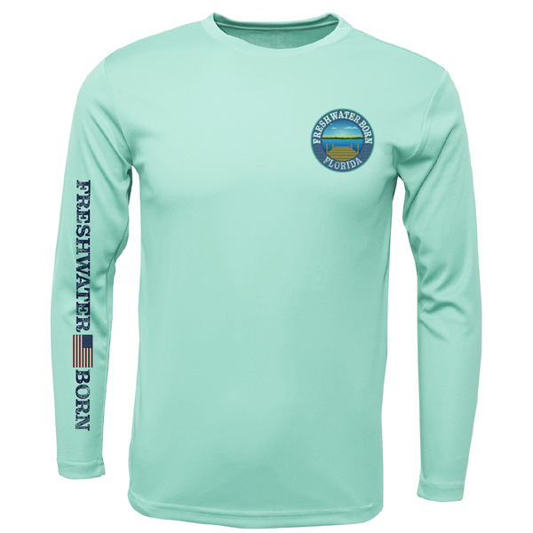 Florida Freshwater Born "All For Rum and Rum For All" Girl's Long Sleeve UPF 50+ Dry-Fit Shirt