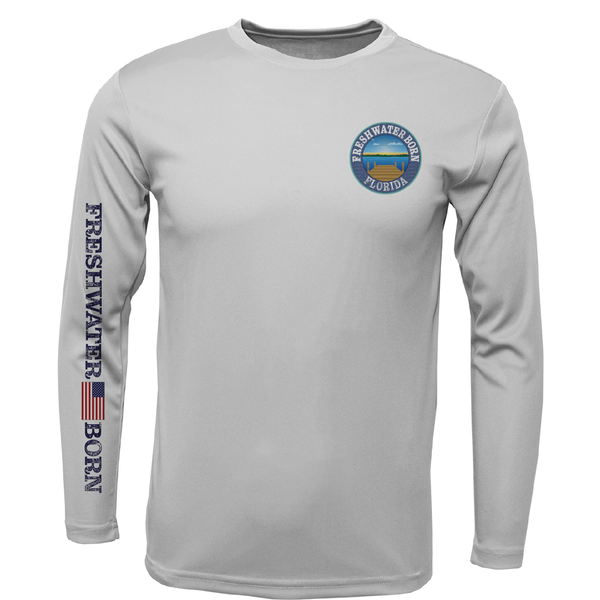 Florida Freshwater Born "All For Rum and Rum For All" Men's Long Sleeve UPF 50+ Dry-Fit Shirt