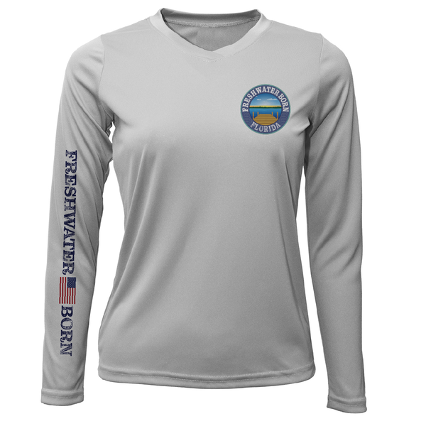 Florida Freshwater Born "All For Rum and Rum For All" Women's Long Sleeve UPF 50+ Dry-Fit Shirt