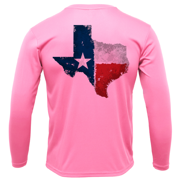 State of Texas Freshwater Born Girl's Long Sleeve UPF 50+ Dry-Fit Shirt