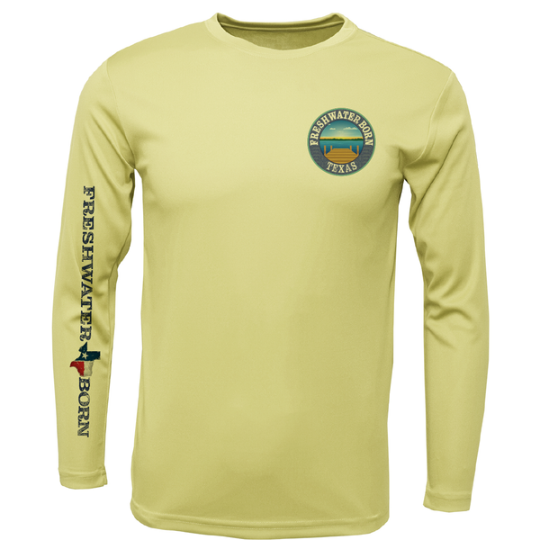 College Station Freshwater Born Men's Long Sleeve UPF 50+ Dry-Fit Shirt