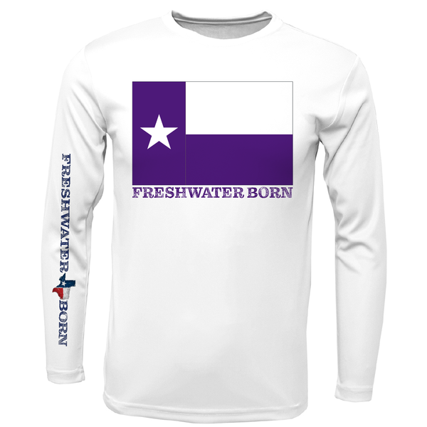 TCU Edition Freshwater Born Men's Long Sleeve UPF 50+ Dry-Fit Shirt