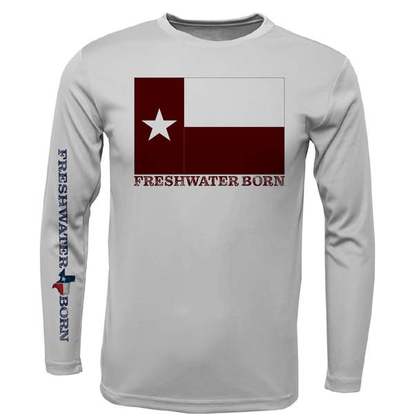Texas A&M Edition Freshwater Born Boy's Long Sleeve UPF 50+ Dry- Fit Shirt