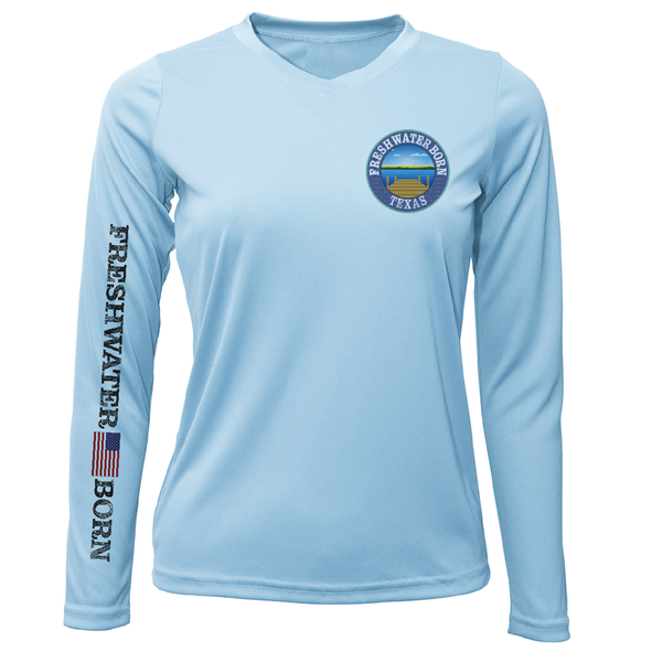Texas Freshwater Born "Surrender The Booty" Women's Long Sleeve UPF 50+ Dry-Fit Shirt