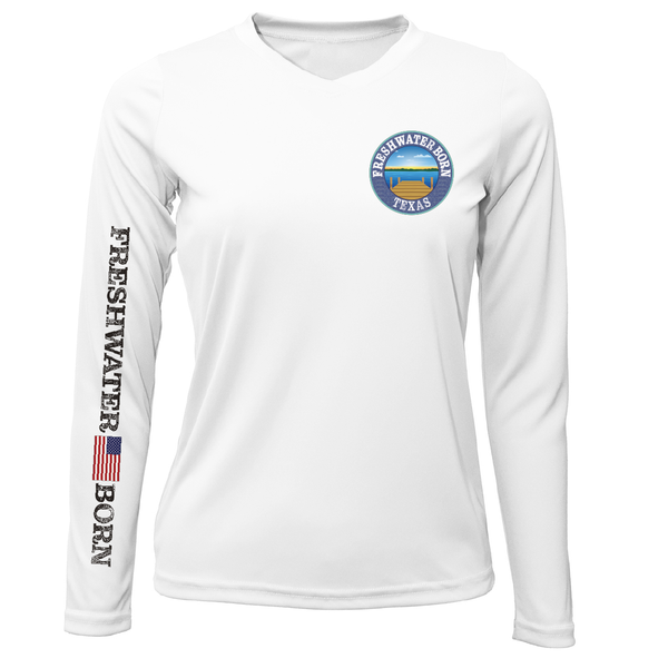 Texas Freshwater Born "All For Rum and Rum For All" Women's Long Sleeve UPF 50+ Dry-Fit Shirt