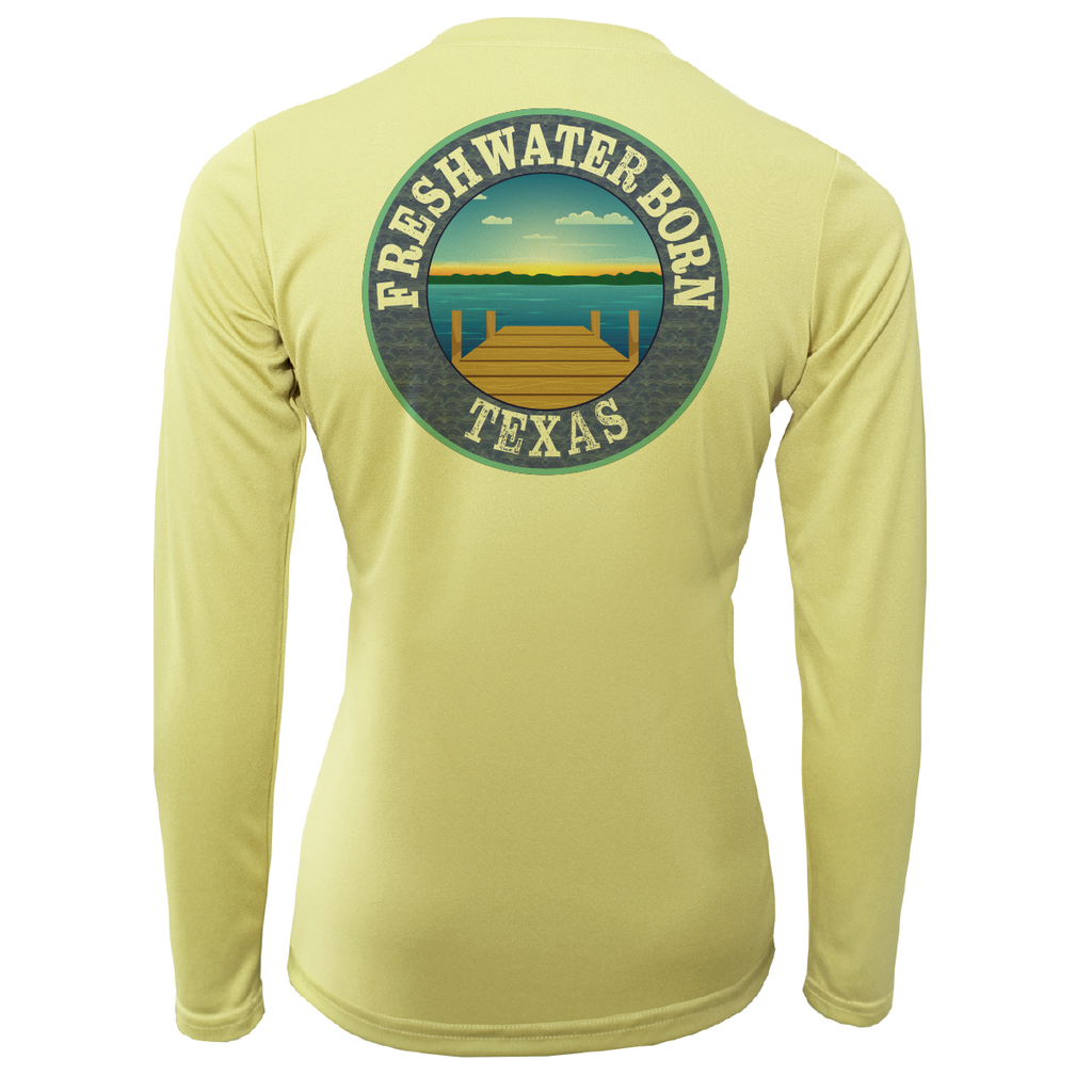 Texas Life is Better at the Lake Women's Long Sleeve UPF 50+ Dry-Fit –  Saltwater Born