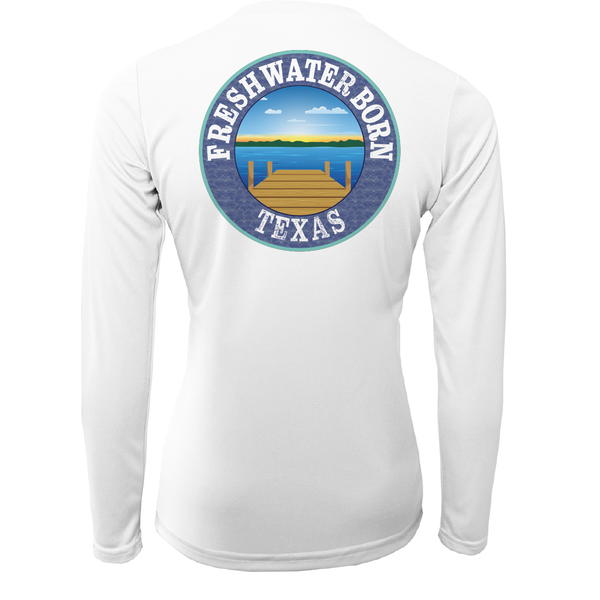 Texas "Freshwater Heals Everything" Women's Long Sleeve UPF 50+ Dry-Fit Shirt
