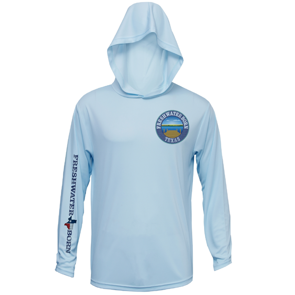 Texas Freshwater Born "Surrender The Booty" Men's Long Sleeve UPF 50+ Dry-Fit Hoodie