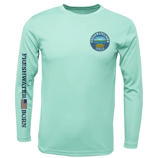 Texas Freshwater Born Pike Men's Long Sleeve UPF 50+ Dry-Fit Shirt