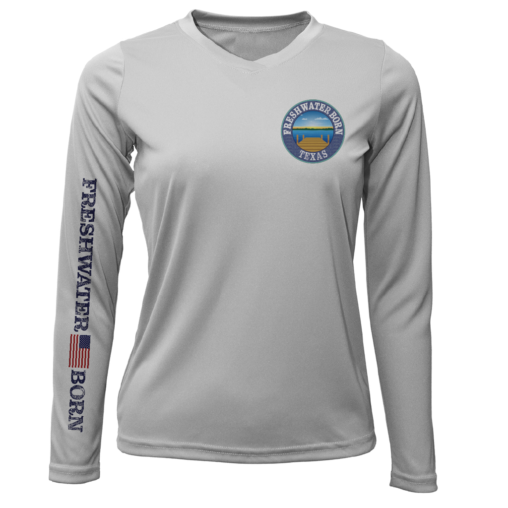 Texas Freshwater Born Kraken Women's Long Sleeve UPF 50+ Dry-Fit Shirt –  Saltwater Born