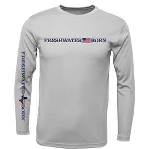 Texas Freshwater Born Linear Logo Boy's Long Sleeve UPF 50+ Dry-Fit Shirt