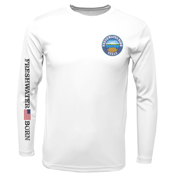 Texas Freshwater Born "Surrender The Booty" Boy's Long Sleeve UPF 50+ Dry-Fit Shirt