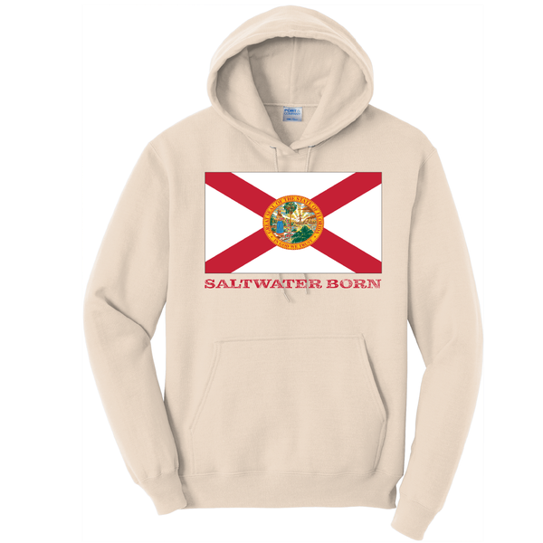 Sudadera con capucha de algodón con bandera de Florida