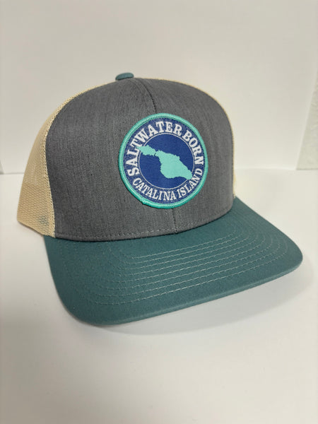 Catalina Island, CA Structured Mesh Trucker Hat