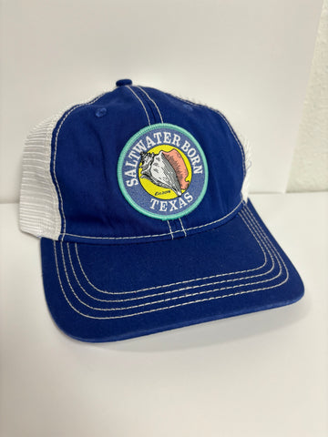 Sombrero de malla de camionero vintage de Texas