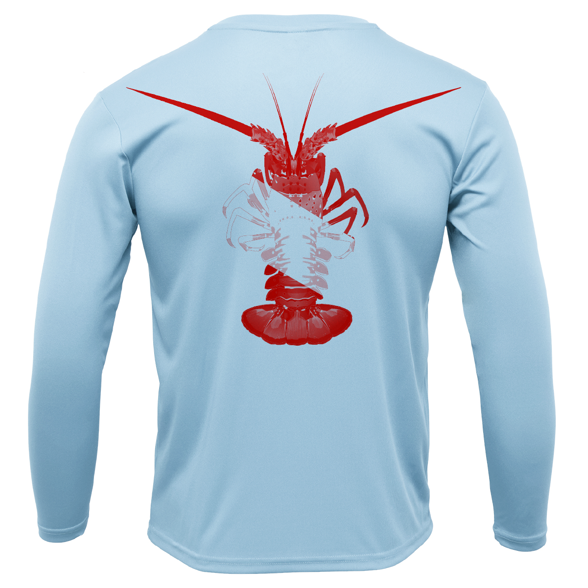 Florida Keys Scuba Lobster Men's Long Sleeve UPF 50+ Dry-Fit Shirt