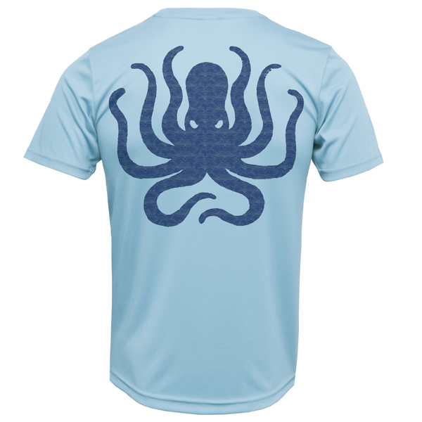 New York Freshwater Born Kraken Men's Short Sleeve UPF 50+ Dry-Fit Shirt