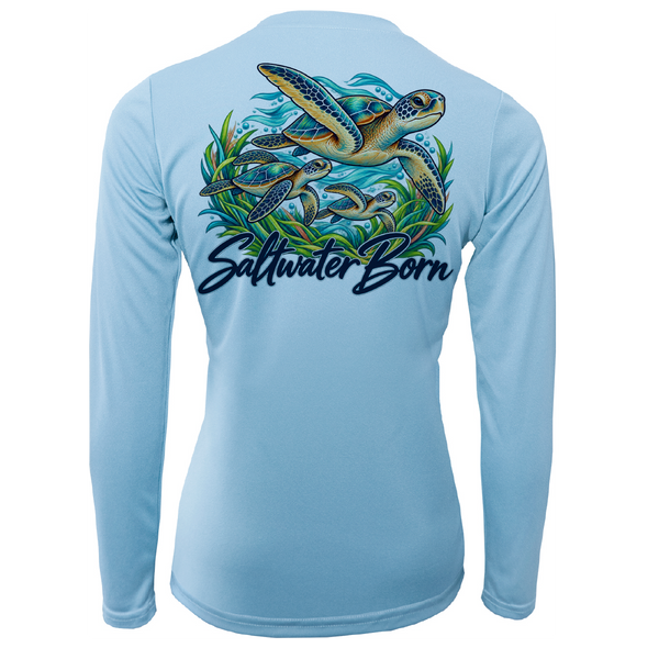 Saltwater Born Together in the Tide Women's Long Sleeve UPF 50+ Dry-Fit Shirt