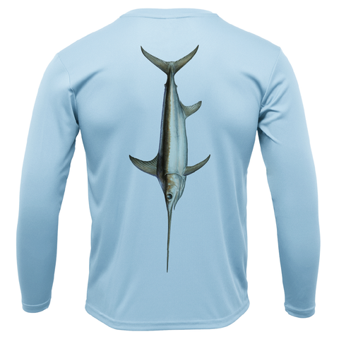 KW Swordfish Men's Long Sleeve UPF 50+ Dry-Fit Shirt