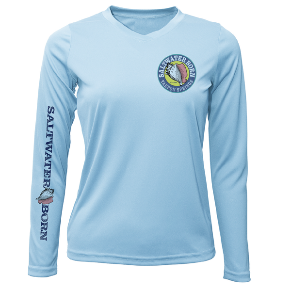 Tarpon Springs, FL Kraken Women's Long Sleeve UPF 50+ Dry-Fit Shirt
