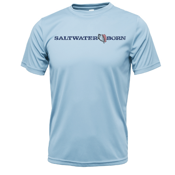 Anchorage, AK Adventure Signpost Men's Short Sleeve UPF 50+ Dry-Fit Shirt