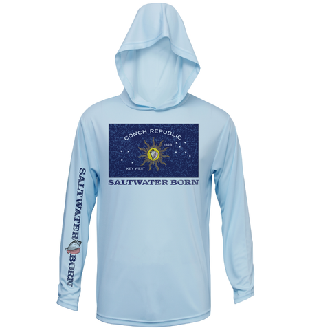 Conch Republic Long Sleeve UPF 50+ Dry-Fit Hoodie