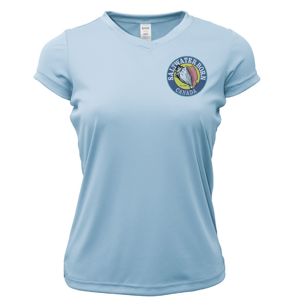 St. John's, Newfoundland Puffins Women's Short Sleeve UPF 50+ Dry-Fit Shirt