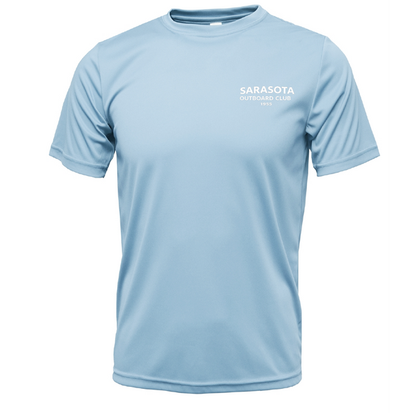 Sarasota Outboard Club 1955 Men's UPF 50+ Short Sleeve Dry-Fit Shirt