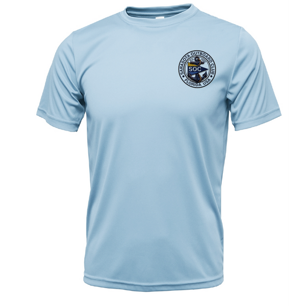 Sarasota Outboard Club Classic Men's Short Sleeve UPF 50+ Dry-Fit Shirt
