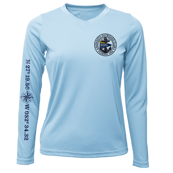 Sarasota Outboard Club Classic Women's Long Sleeve UPF 50+ Dry-Fit Shirt