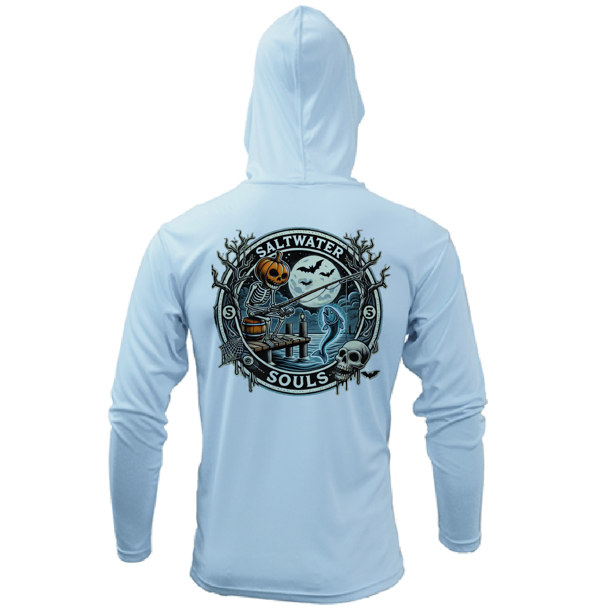 Saltwater Souls Boy's Long Sleeve UPF 50+ Dry-Fit Hoodie