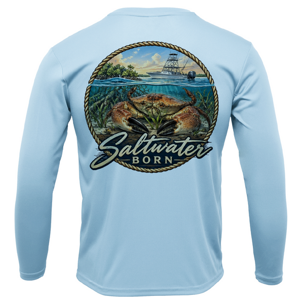 Stone Crab Coast Boy's Long Sleeve UPF 50+ Dry-Fit Shirt